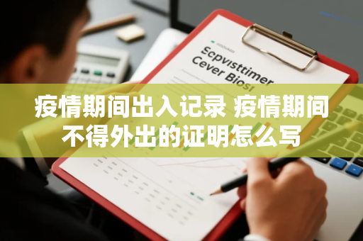 疫情期间出入记录 疫情期间不得外出的证明怎么写