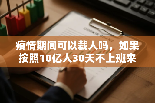 疫情期间可以裁人吗，如果按照10亿人30天不上班来计算