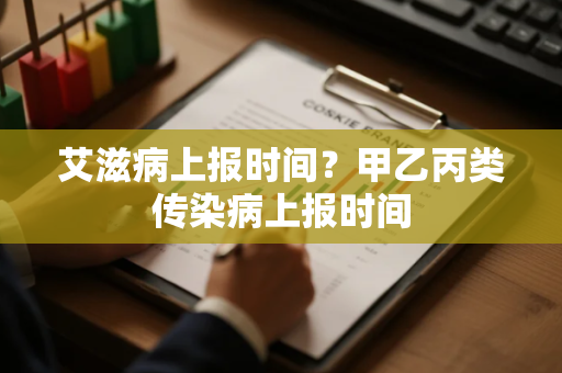 艾滋病上报时间？甲乙丙类传染病上报时间