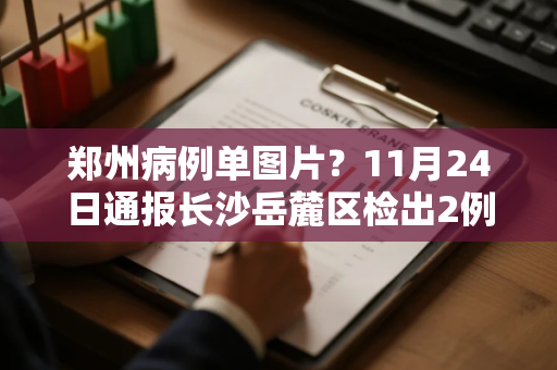 郑州病例单图片？11月24日通报长沙岳麓区检出2例新冠病毒阳性感染者